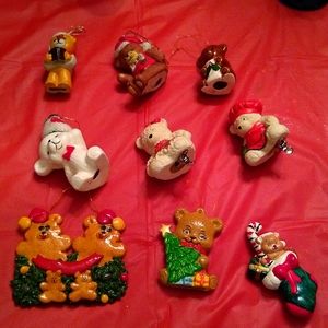 9 BEAR ORNAMENTS
